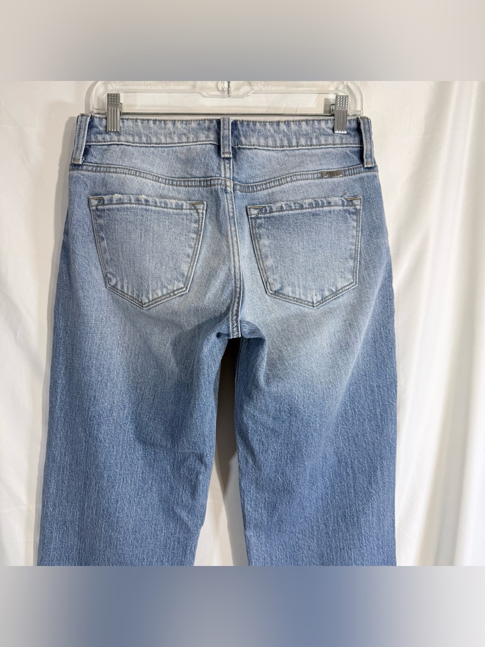 KanCan “Thalia” Mid Rise Distressed Straight Leg Jeans Size 5 - Picture 13 of 16